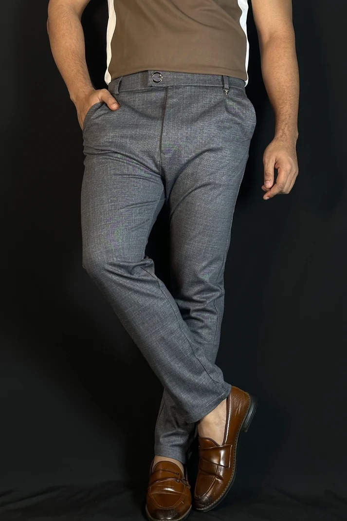 "গ্রে" কালার ফর্মাল প্যান্ট-DOT